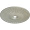 Ekena Millwork Galveston Ceiling Medallion (Canopies up to 4 3/4"), 36 5/8"OD x 3 5/8"ID x 2 3/8"P, Flash Copper CM36GLFCS - alternate 2